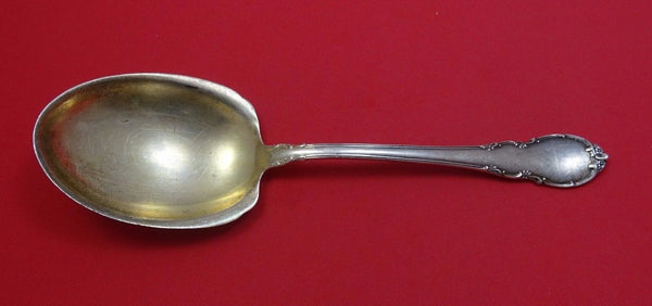 Modern Victorian by Lunt Sterling Silver Berry Spoon Gold Washed 8 1/2"
