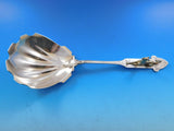 Hound by Gorham Sterling Silver Berry Spoon with Vermeil Hound Extremely Rare 9"