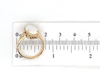14k Yellow Gold Australian 2.15 Carat Genuine Natural Opal Ring Size 5.75 #J7216