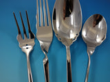 Via Veneto by Ricci Stainless Steel Flatware Tableware Set 12 New Modern 62 pcs