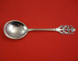 Viking Rose by Th. Marthinsen Norwegian .830 Silver Berry Spoon Ovoid 9 3/8"