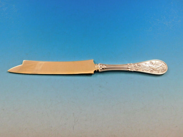 Japanese by Tiffany and Co Sterling Silver Individual Fish Knife Gold Washed 8"