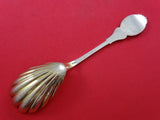 Medallion aka Diana by Wood and Hughes Coin Silver Sugar Spoon shell GW 6 1/8"