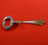 Grande Baroque Gold Accents by Wallace Sterling Silver Bottle Opener Custom 6"