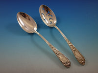 Rose by Kirk Sterling Silver Flatware Set for 12 Service 77 pieces