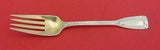 Saint Dunstan by Tiffany & Co. Sterling Silver Pastry Fork Gold Washed 6"