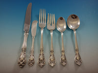 Chateau Rose by Alvin Sterling Silver Flatware Set For 8 Service 48 Pieces