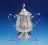 Fiddle Thread by Ellmore Sterling Silver Tea Set 5pc #R768 Massively Heavy #4735