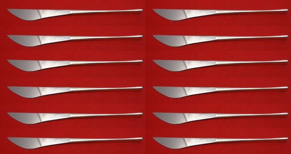 Vision by International Sterling Silver Regular Knife Set of 12 pcs 8 1/2"