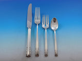 Chapel Bells by Alvin Sterling Silver Flatware Set for 12 Service 79 pcs Dinner