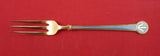 David Andersen Norwegian Sterling Cocktail Fork Vermeil w/ light blue 5 3/8"