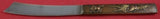 Kozuka by Unknown Mixed Metals Fish Knife Japanese Motif Horse Bird w/ SP Blade