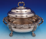 English Silver on Copper Vegetable Dish Covered 14" x 9 1/2" x 9" (#9268)