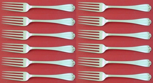 Flemish by Tiffany & Co. Sterling Silver Regular Fork Set of 12 pcs 7"