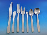 Oslo by Porter Blanchard Sterling Silver Flatware Set Service 10 Dinner 70 pcs