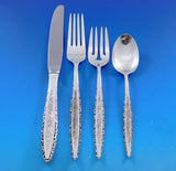 Floral Lace by Lunt Sterling Silver Regular Size Place Setting(s) 4-Piece