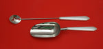 William and Mary by Lunt Sterling Silver Bar Set 2pc HHWS  Custom Made