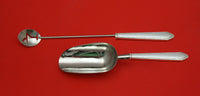William and Mary by Lunt Sterling Silver Bar Set 2pc HHWS  Custom Made