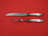 International Sterling Silver Steak Carving Set 2pc  knife 10 7/8 fork 9 3/8"