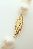 14k Yellow Gold Strand of 9mm Freshwater Pearl Necklace Jewelry (#J2712)