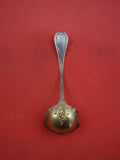 Rustic by Towle Sterling Silver Gravy Ladle Goldwashed 7 3/8"