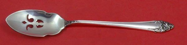 Fragrance by Reed and Barton Sterling Silver Olive Spoon Pierced 5 3/4" Custom