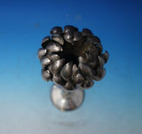 Black Starr Frost Sterling Silver Bud Vase Chrysanthemum Leaves #7384 (#5709)