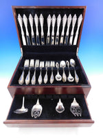 Florentine Scroll by Lunt Sterling Silver Flatware Set for 12 Service 64 pieces