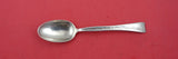 Lap Over Edge Acid Etched Tiffany Sterling Silver Teaspoon fish in seaweed 6"