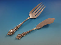 Meadow Rose by Watson Sterling Silver Flatware Set 8 Dinner Service 56 Pieces