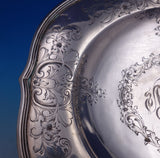 Dominick and Haff Sterling Silver Compote Engraved Flowers 1910 #2896 (#6932)