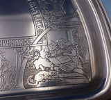 William Kerr Sterling Silver High Chair Tray with Nursery Rhymes #1558 (#5260)