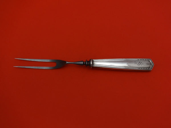 Andover by International Sterling Silver Steak Carving Fork 8 3/4"