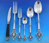 Renaissance by Christofle France Sterling Silver Flatware Service Set 84 pieces