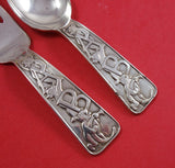 Tiffany and Co Sterling Silver Baby Set ABC with Teddy Bear 2-piece 4 1/4"