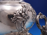 King Francis by Reed and Barton Silverplate Coffee Urn w/ Stand Lid Burner #8308