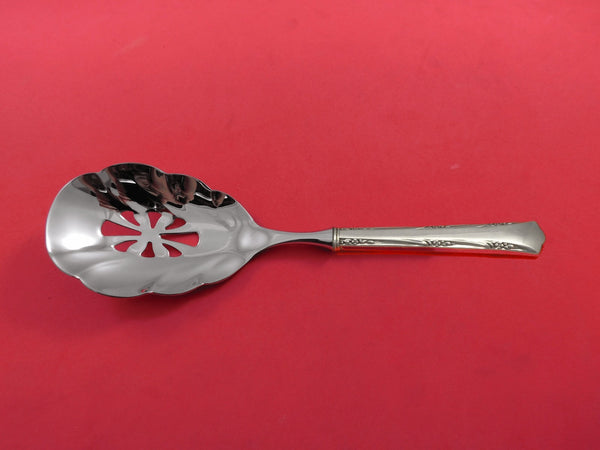 Greenbrier by Gorham Sterling Silver Vegetable Spoon Pierced HH WS Custom Made