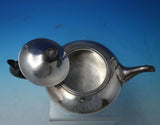 Danish .934 Silver Tea Pot Individual w/Wood Handle and Finial 4" x 8 1/4" #5511