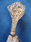 Sterling Filigree Tussie Mussie Posey Posy Holder with Fish Handle (#J1235)