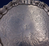 John Robinson III English Georgian Sterling Silver Business Card Tray 6.25" 5246