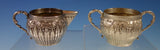 Fratelli Coppini Italian .800 Silver Sugar and Creamer Set 2pc Repoussed (#2771)