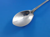 Pierced Handle by Tiffany Sterling Silver Ice Cream Spoon w/ bird bamboo 6"