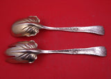 Vine by Tiffany and Co Sterling Salad Serving Set 2pc Faint GW Peapod with Mono