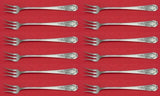 Madam Jumel by Whiting Sterling Silver Cocktail Fork Set of 12 pcs 5 5/8"