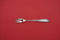 German Silverplate by Unknown Fish Fork w/ jugendstil fish handle 7 1/4"