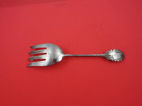 Grecian by Gorham Coin Silver Cold Meat Fork Brite-Cut 4-Tine 8 3/4" Serving