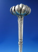 Black Starr Frost Sterling Silver Bud Vase Chrysanthemum Leaves #7384 (#5709)