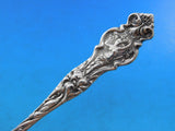 Irian by Wallace Sterling Silver Ice Spoon Pierced with Stars Fleur De Lis 9"