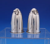 Gorham Sterling Silver Salt Pepper Shaker Set 2pc Beehive with Bee #1270 (#6849)