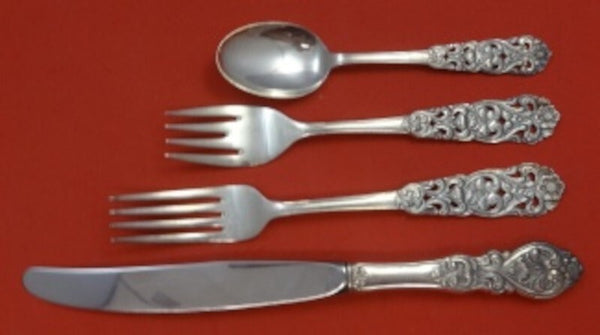 Valdres by Th. Marthinsen Norwegian .830 Silver Dinner Size Place Setting(s) 4pc